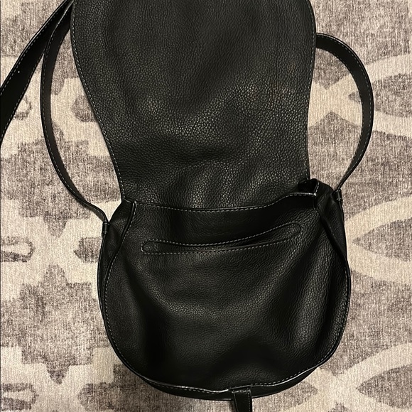 Chloe Black Leather Saddle Bag - Picture 3 of 7